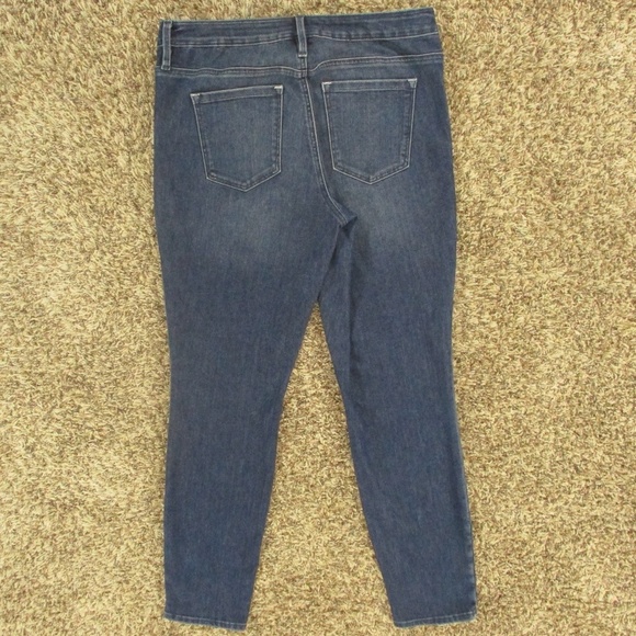 Athleta Sculptek Skinny Jeans Women's 6 Dark Wash Stretch Denim - Picture 2 of 8